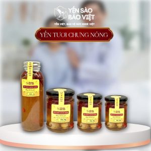 Yến chưng nóng