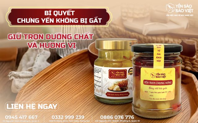 Bí quyết chưng yến không bị gắt – Giữ trọn dưỡng chất và hương vị