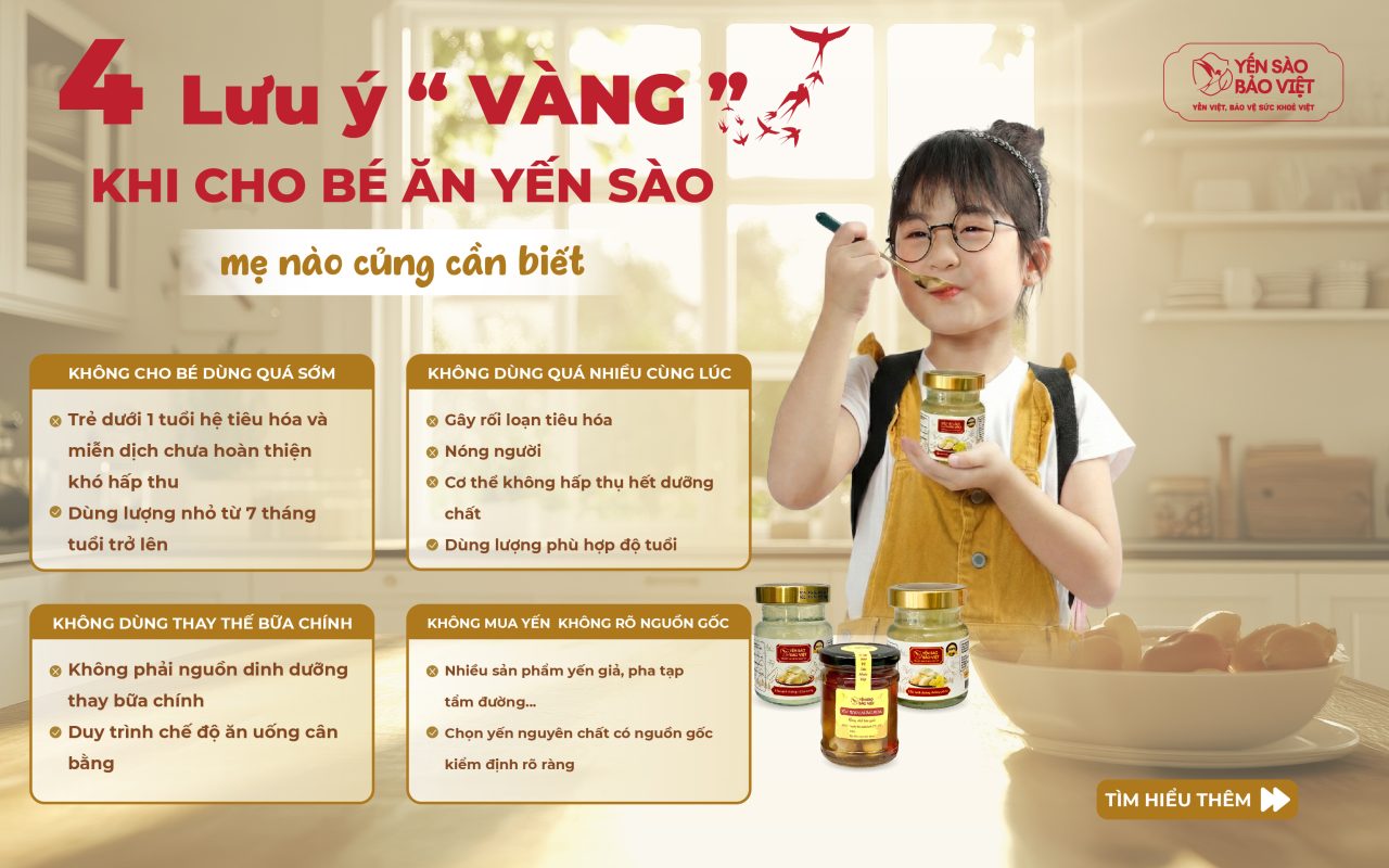 4 Lưu Ý Vàng Khi Cho Bé Ăn Yến Sào, Mẹ Nào Cũng Cần Biết!