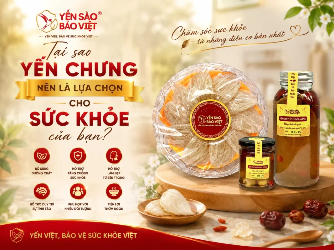 Yến chưng có tốt không? 6 lợi ích giúp chăm sóc sức khỏe mỗi ngày